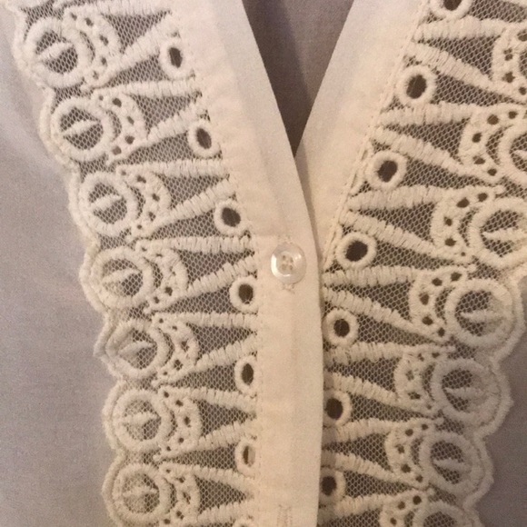 Sheer ivory tunic - Picture 2 of 3